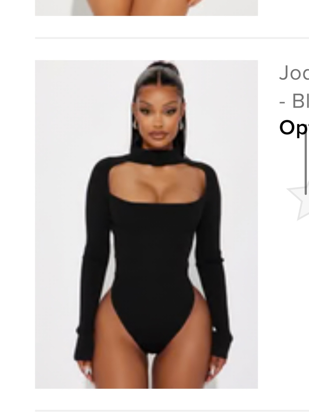 Fashion Nova Bodysuit